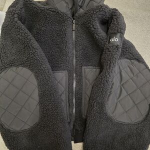 ALO Yoga Black Bomber Jacket